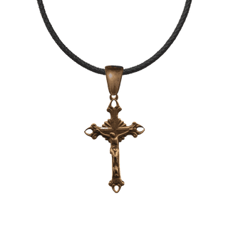 Vintage Bronze Open End Crucifix