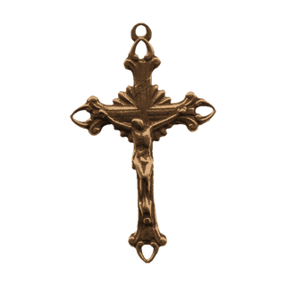 Vintage Bronze Open End Crucifix