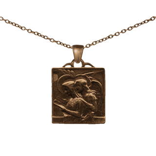 Vintage Bronze Alleluia Plaque Medal, Dated 1906