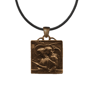 Vintage Bronze Alleluia Plaque Medal, Dated 1906