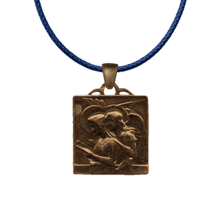 Vintage Bronze Alleluia Plaque Medal, Dated 1906