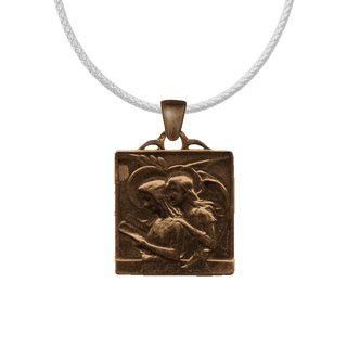 Vintage Bronze Alleluia Plaque Medal, Dated 1906