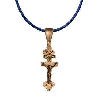 Vintage Bronze Old Trade Crucifix