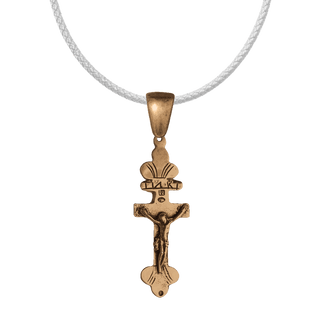 Vintage Bronze Old Trade Crucifix