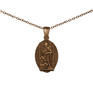 Vintage Bronze St. Nicholas Medal