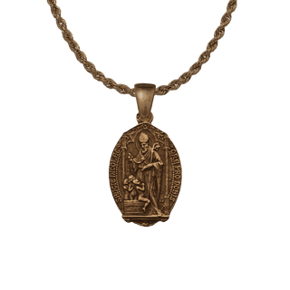 Vintage Bronze St. Nicholas Medal