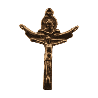 Vintage Bronze Trinity Crucifix