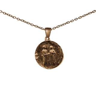Vintage Bronze Garden of Eden Marriage Medal