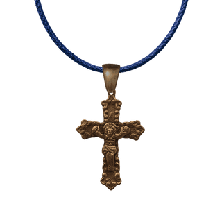 Vintage Bronze Colonial Latin American Crucifix