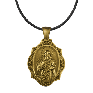 Vintage Yellow Bronze Assumption of Mary Star Halo Ornament