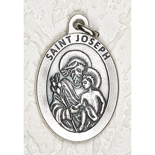 Bulk Saint Joseph Double Sided Medals - 1-1/2 Inch