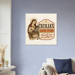 St. Cecilia's Sound Studio Wood Plaque - view 9