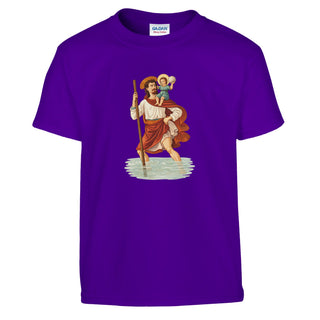 St. Christopher and Child Kids T-Shirt - view 9