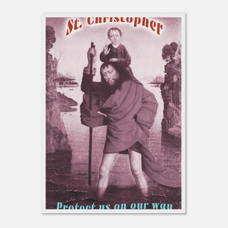 St. Christopher Prayer Framed Print - view 5
