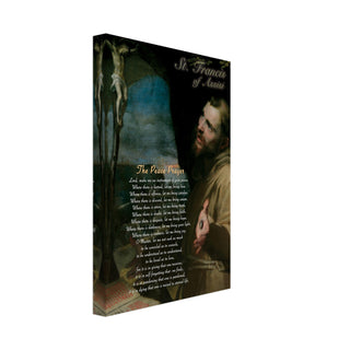 St. Francis of Assisi Peace Prayer Canvas Print - view 4