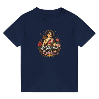 St. Thérèse of Lisieux Roses Baby T-Shirt - view 6