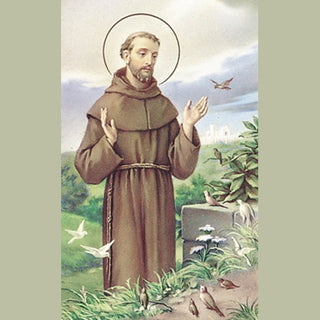 100-Pack - St Francis Of Assisi Holy Card