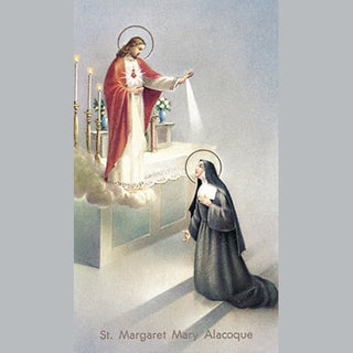 100-Pack - At Margaret Mary Alacoque Holy Card
