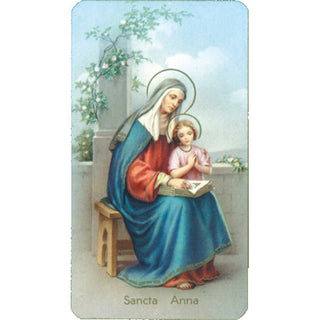 100-Pack - Saint Anne Holy Card