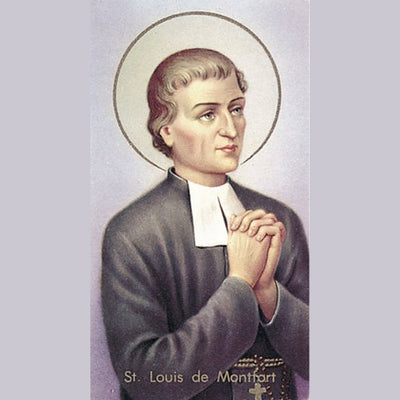 100-Pack - St Louis De Montfort Holy Card