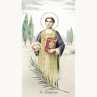 100-Pack - St Stephen Holy Card