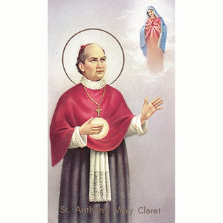 100-Pack - St Anthony Mary Claret Holy Card