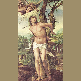 100-Pack - St Sebastian Holy Card