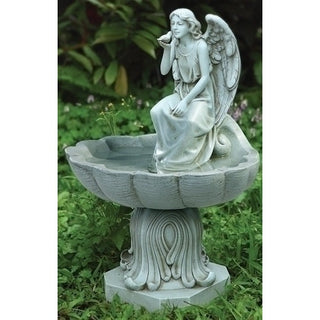 19.25"H Angel Birdbath - SALE