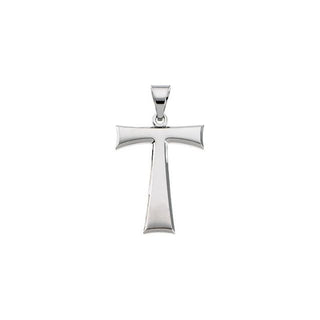 Sterling Silver Tau Cross Pendant
