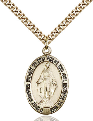 14kt Gold Filled Miraculous Medal Catholic Jewelry