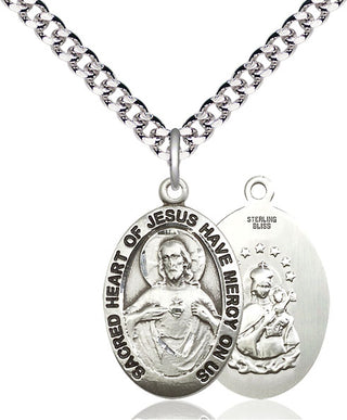Pewter Scapular Medal Catholic Jewelry