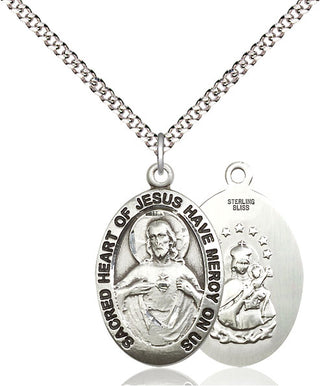 Pewter Scapular Medal Catholic Jewelry