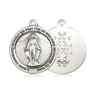 Sterling Silver Miraculous Medal