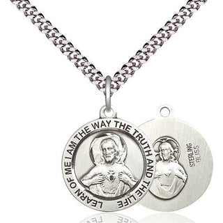 Pewter Scapular Medal Religious Jewelry