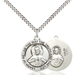 Pewter Scapular Medal Religious Jewelry
