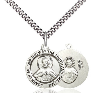 Pewter Scapular Medal Religious Jewelry