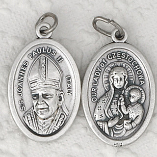 25-Pack - Pendant-Pope John Paul II/Czestochowa