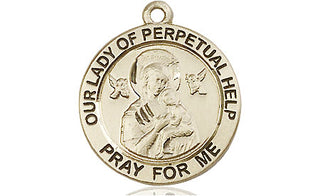14kt Gold Filled Our Lady of Perpetual Help Medal | Engravable
