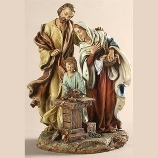 9.5" Holy Family In Carpenter's Workshop - SALE
