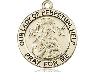 14kt Gold Filled Our Lady of Perpetual Help Medal | Engravable