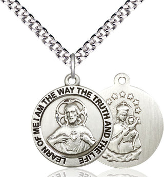 Pewter Scapular Medal Catholic Jewelry