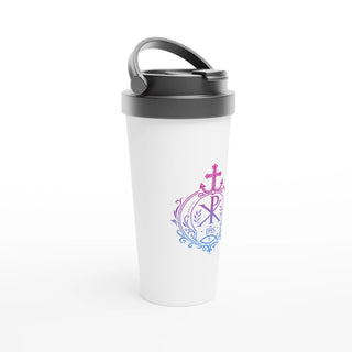 Anchor, Cross and Chi-Rho Travel Mug - view 2