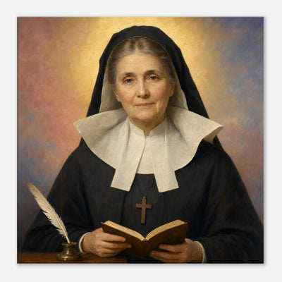 St. Marie of the Incarnation - Devotional Canvas