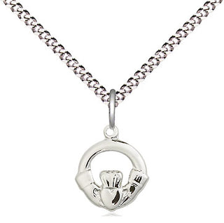 Sterling Silver Claddagh Pendant
