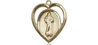 14kt Gold Filled Divine Mercy Medal