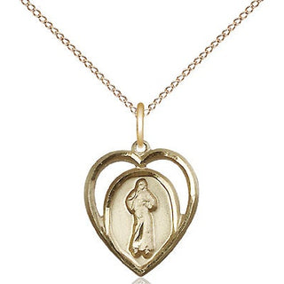 14kt Gold Filled Divine Mercy Medal Religious and Catholic Jewelry
