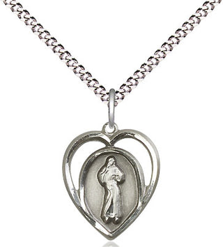 Sterling Silver Divine Mercy Medal Religious and Catholic Jewelry