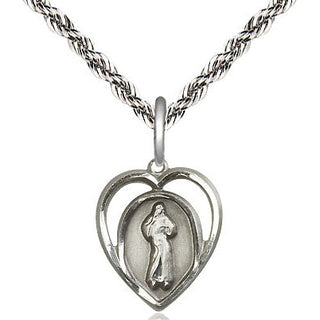 Sterling Silver Divine Mercy Medal Religious and Catholic Jewelry