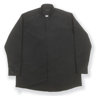 Long Sleeve Single Pocket Clergy Shirt Size 18.5 34/35