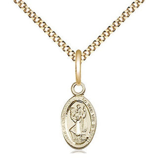 Gold-Filled St. Christopher Pendant